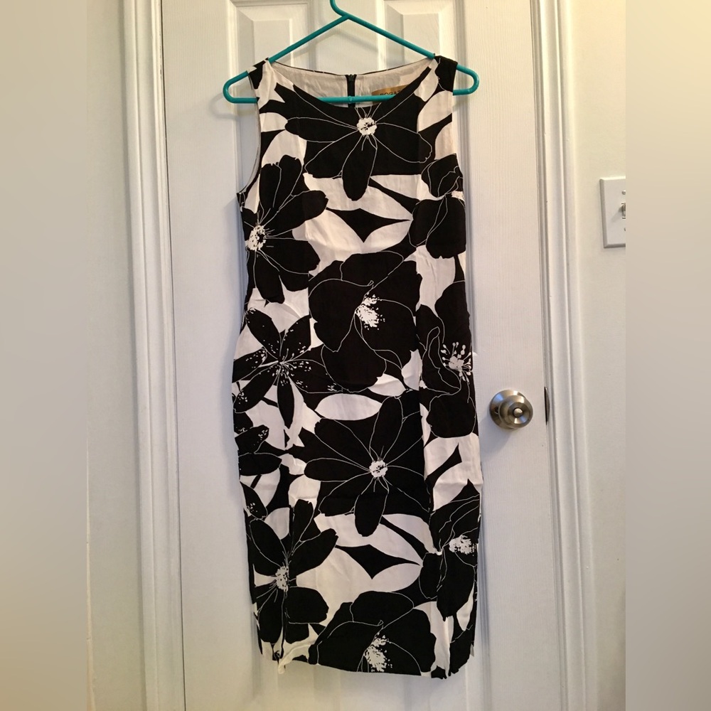 Black and white dress. 8